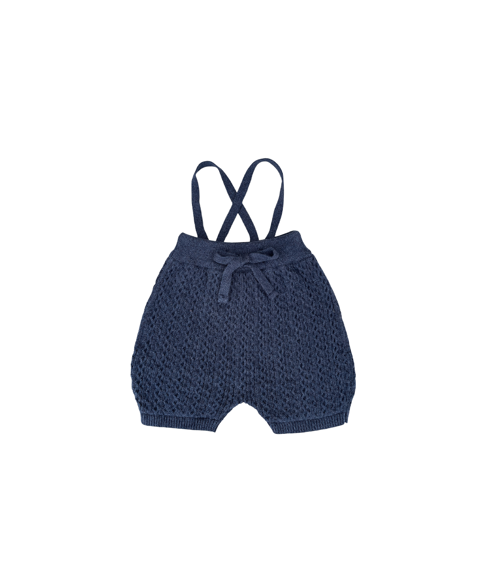 Tonnog Shorts - Denim Melange  - Organic Cotton