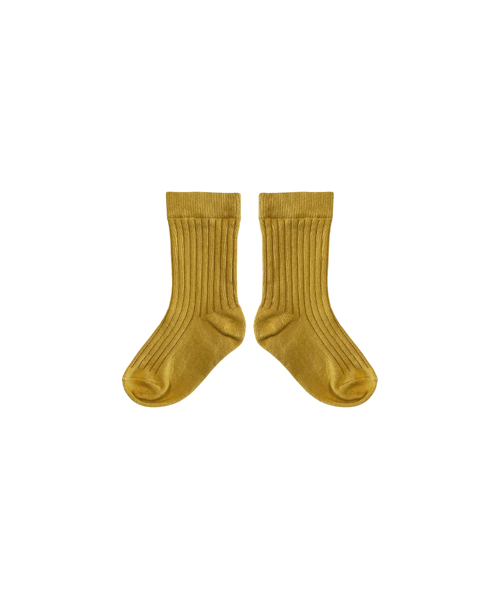 Cotton Short Socks - Maize