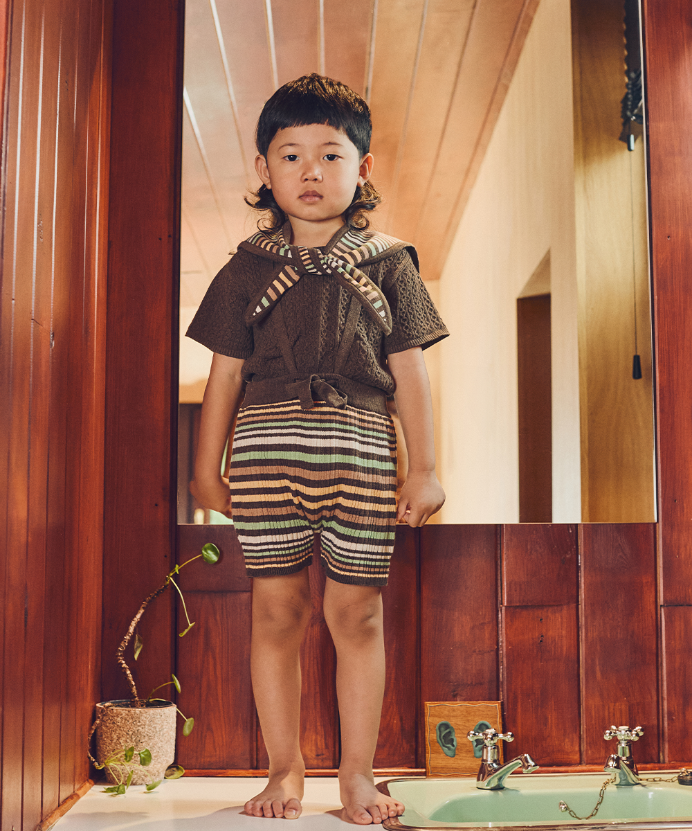 Tonnog Tee - Driftwood Melange  - Organic Cotton