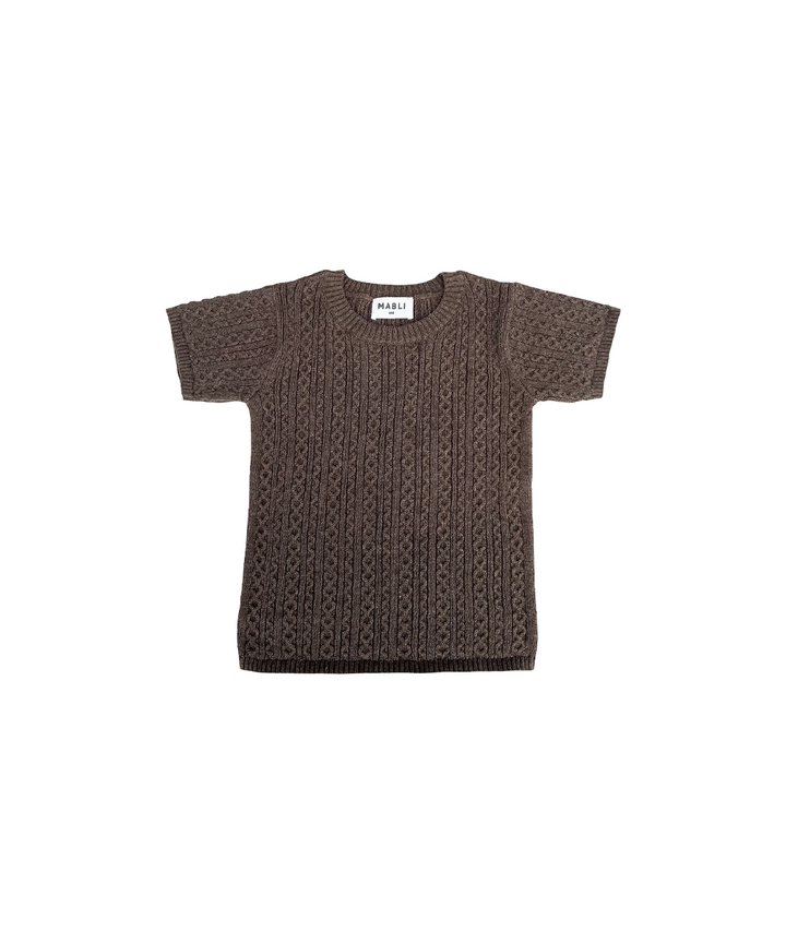 Tonnog Tee - Driftwood Melange  - Organic Cotton