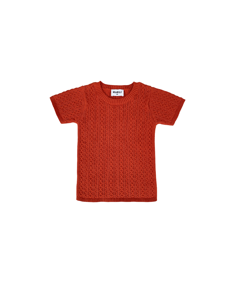 Tonnog Tee - Tomato  - Organic Cotton