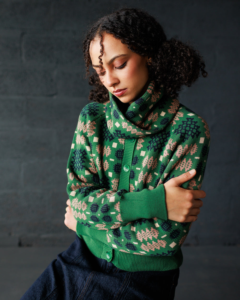 Carthen Cotton Neck Wrap - Wicked