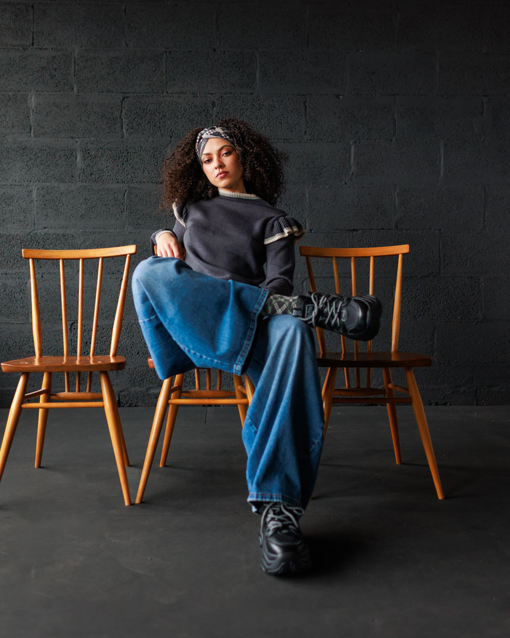 Delyth Pullover - Slate Grey (Adult)