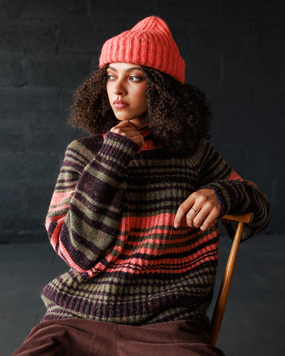 Moya Pullover - Multi Stripe (Adult)