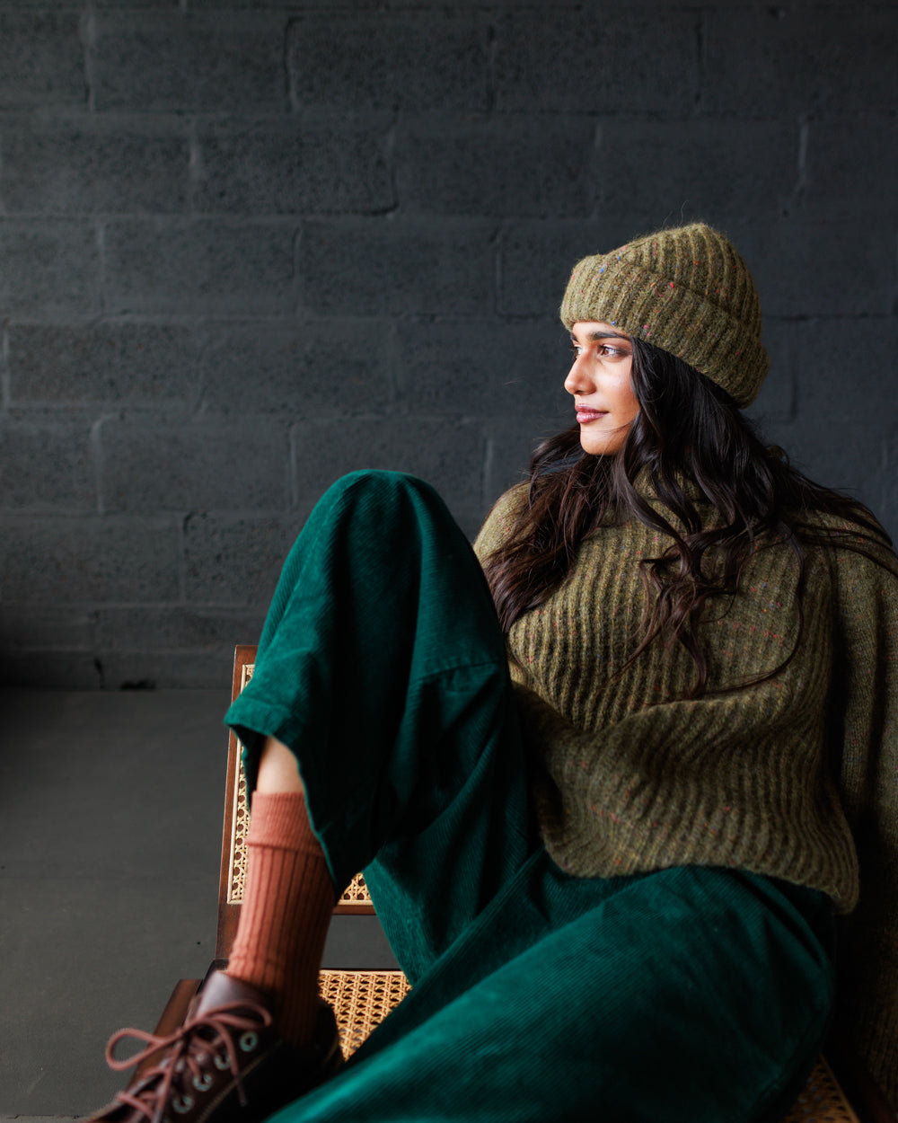 Moya Pullover - Nettle (Adult)