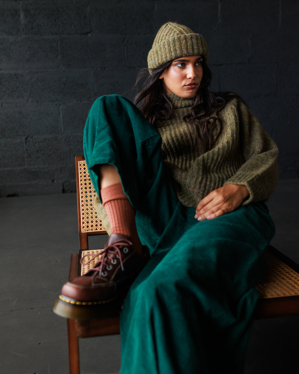 Moya Pullover - Nettle (Adult)