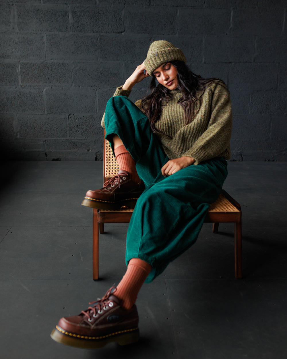 Moya Pullover - Nettle (Adult)