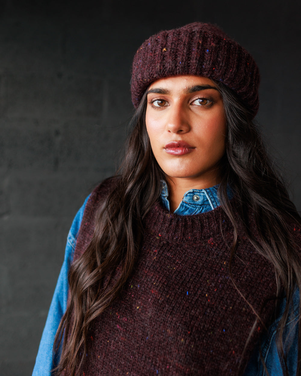 Moya Beanie - Fig (Adult)