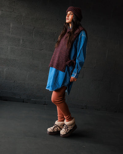 Moya Vest - Fig (Adult)