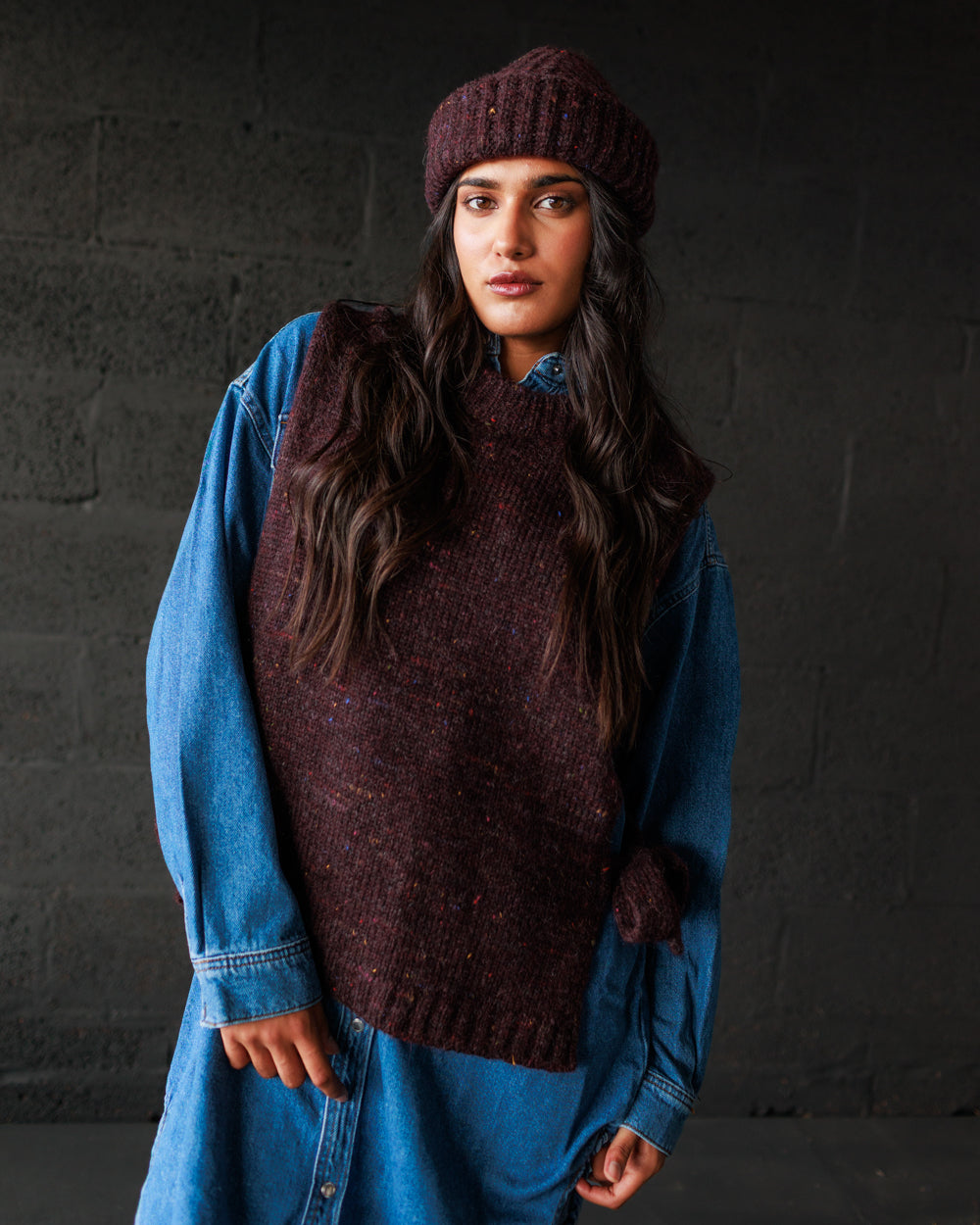 Moya Vest - Fig (Adult)