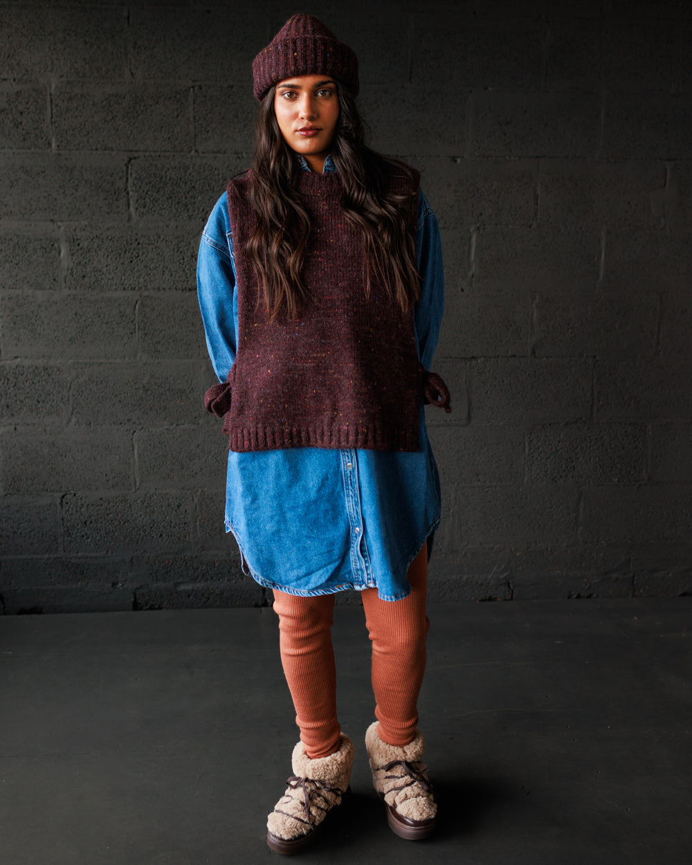 Moya Vest - Fig (Adult)