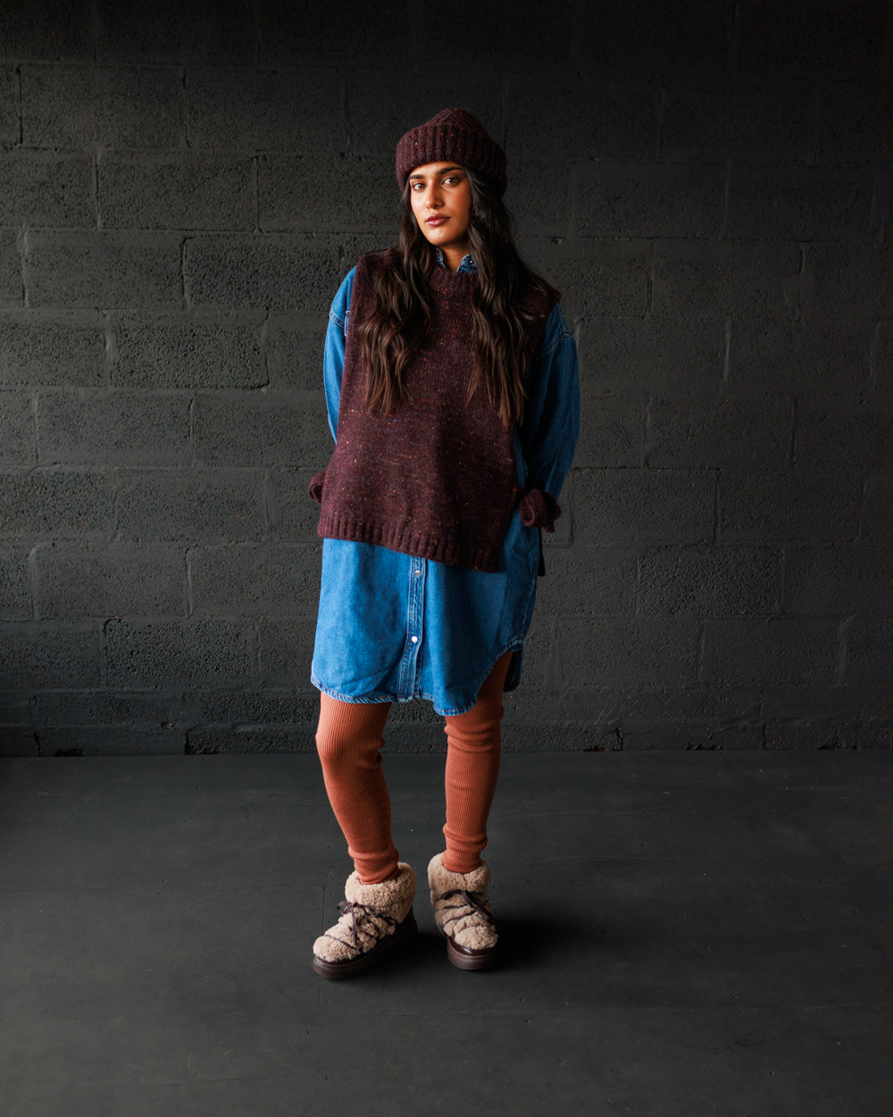 Moya Vest - Fig (Adult)