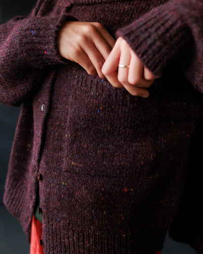 Moya Cardigan - Fig (Adult)