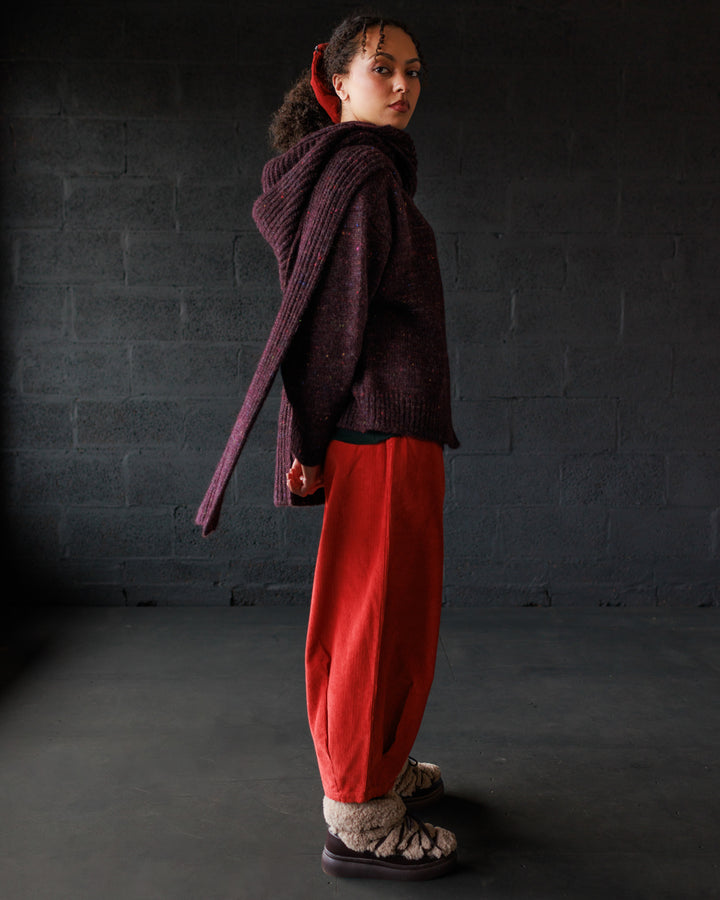 Cord Pants - Vermillion (Adult)  - Organic Cotton