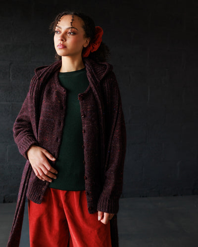 Moya Cardigan - Fig (Adult)