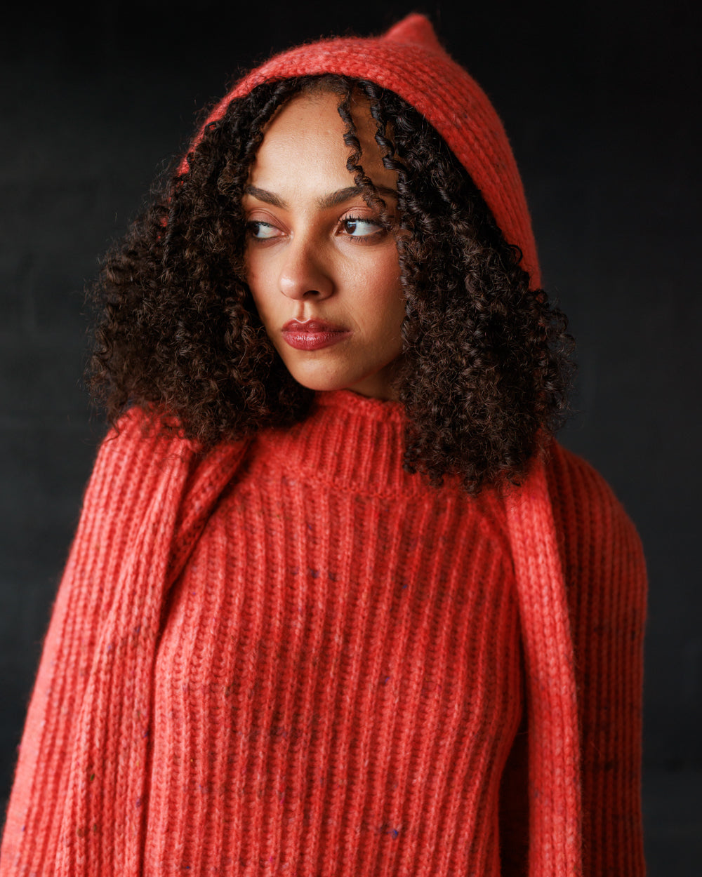 Moya Hooded Scarf - Blaze (Adult)