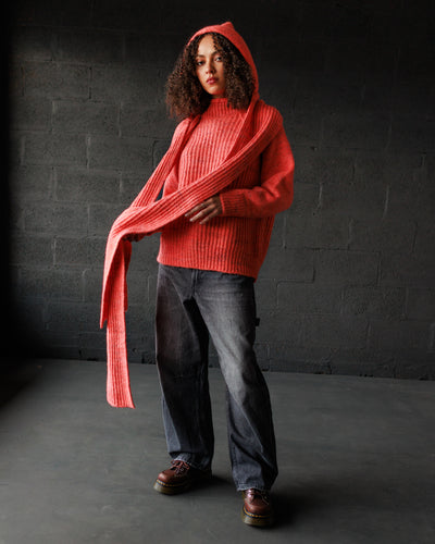 Moya Hooded Scarf - Blaze (Adult)