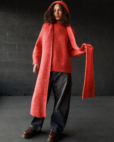 Moya Hooded Scarf - Blaze (Adult)