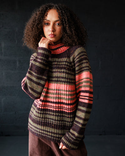 Moya Pullover - Multi Stripe (Adult)