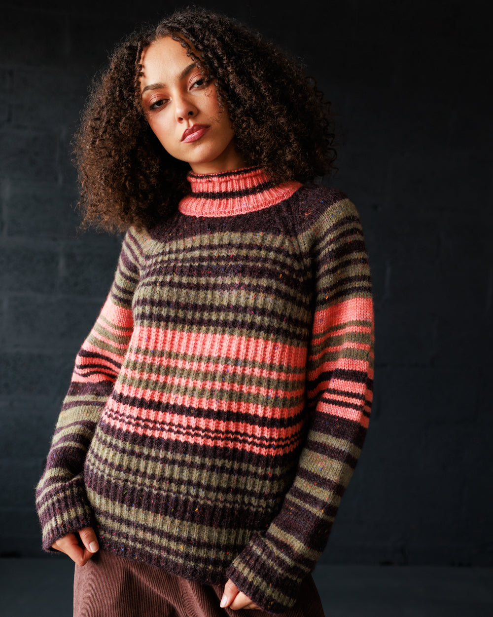 Moya Pullover - Multi Stripe (Adult)