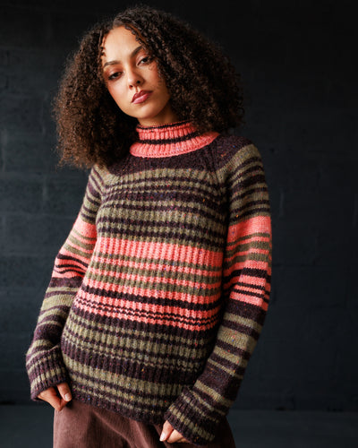 Moya Pullover - Multi Stripe (Adult)