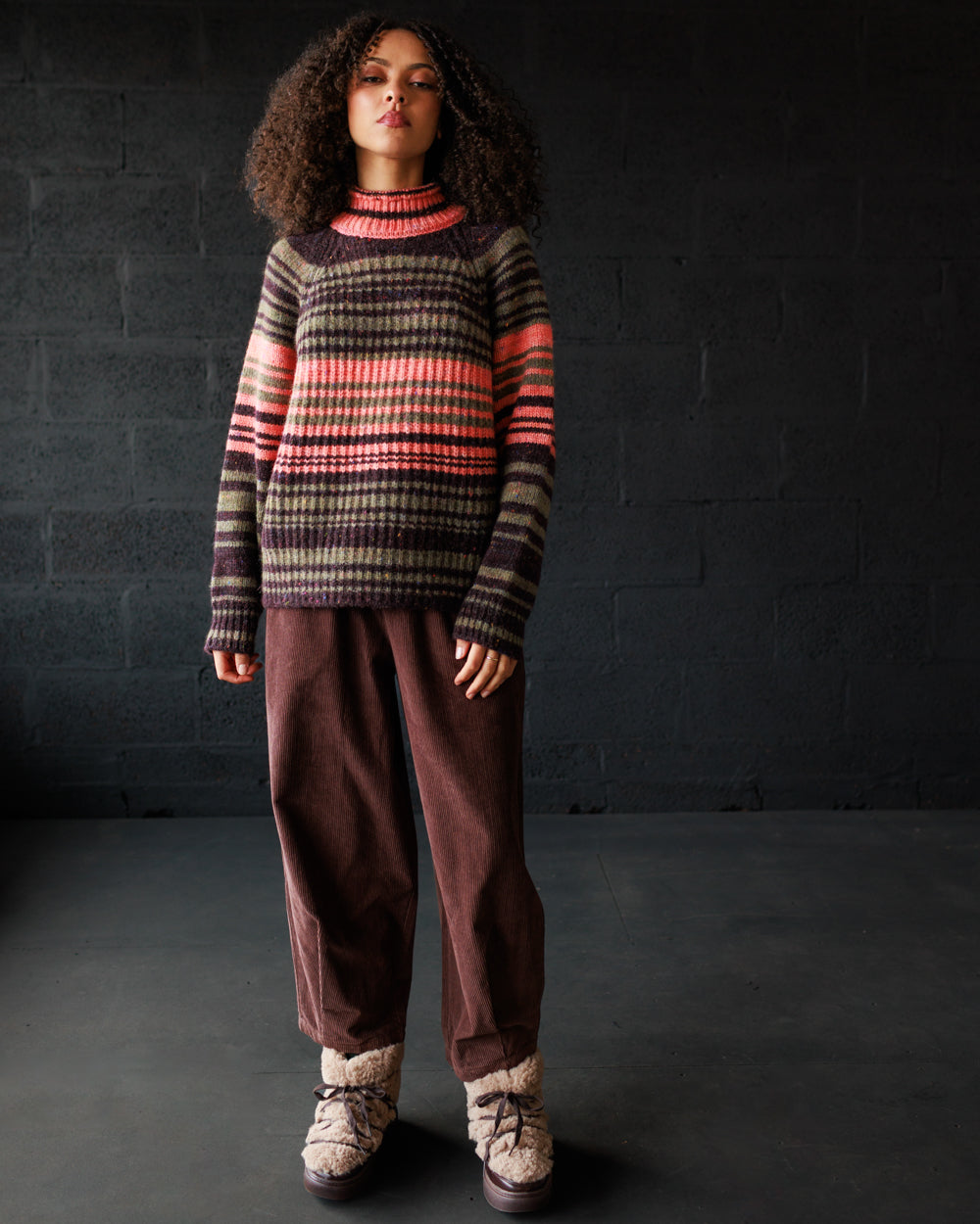 Moya Pullover - Multi Stripe (Adult)