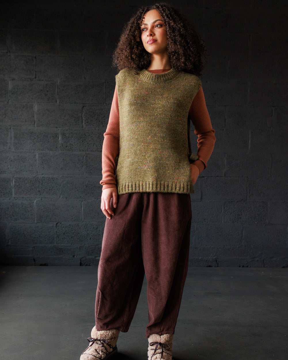 Moya Vest - Nettle (Adult)