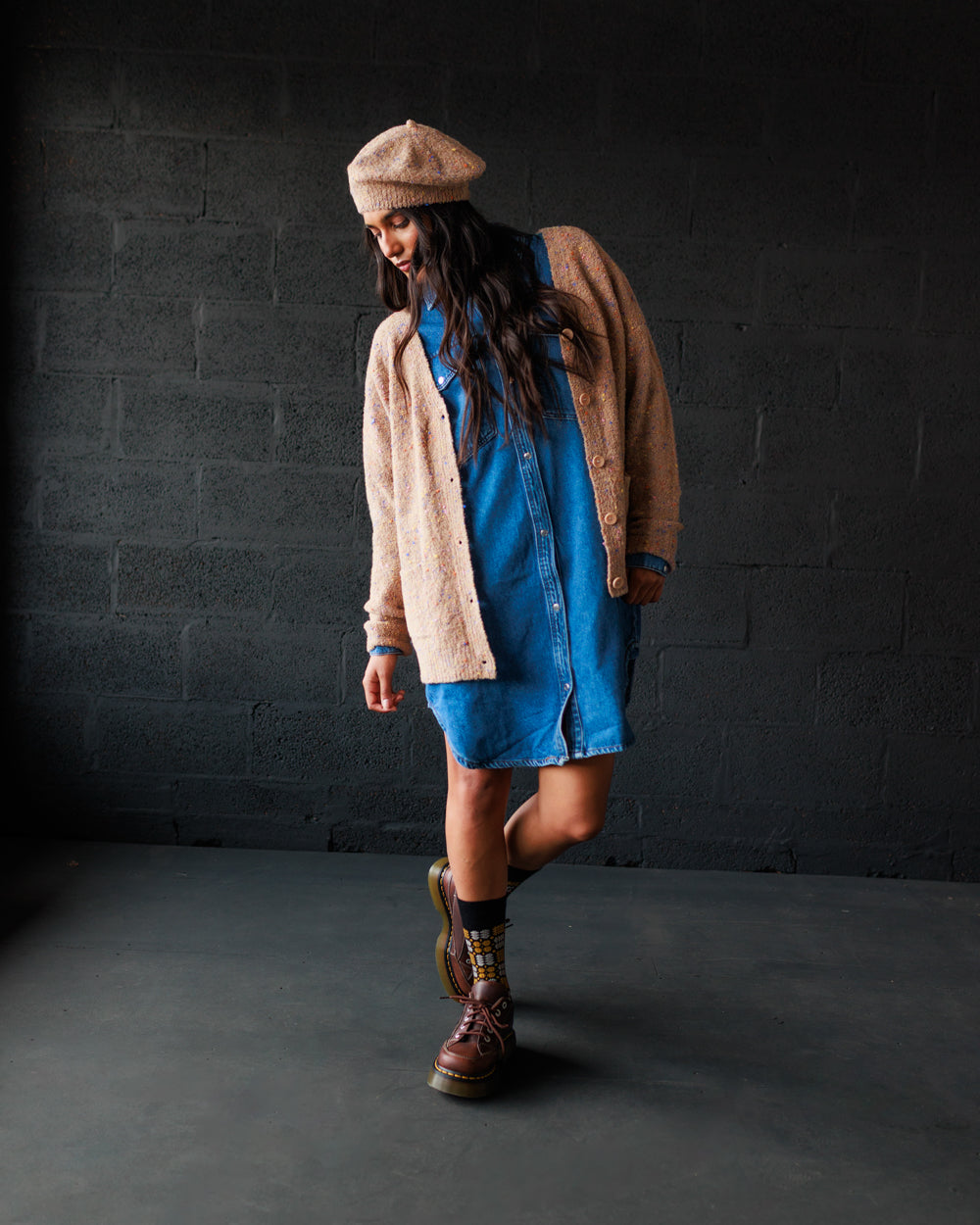 Sprinkles Cardigan - Rainbow Earth (Adult)