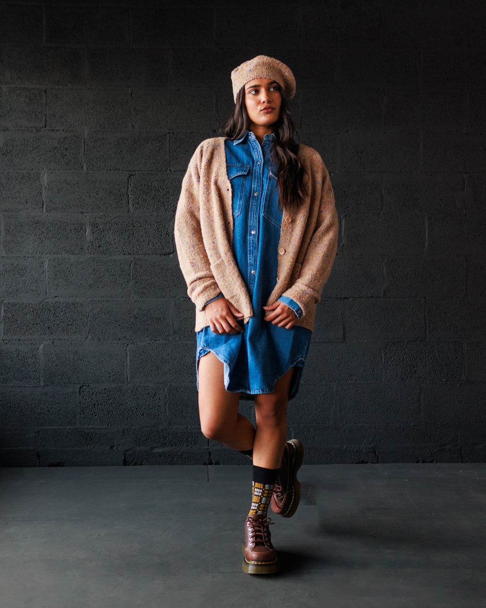 Sprinkles Cardigan - Rainbow Earth (Adult)