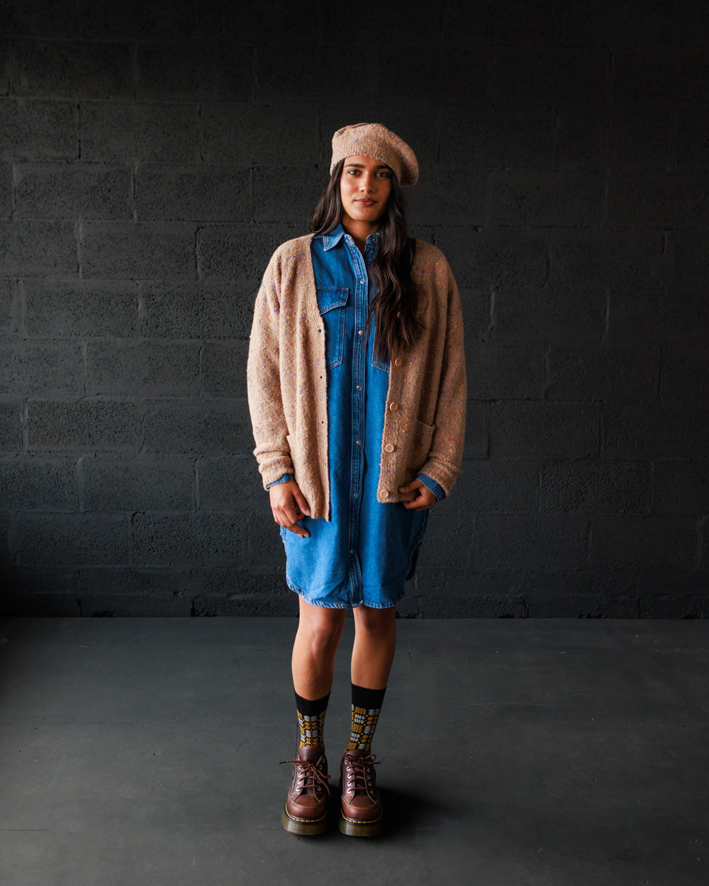 Sprinkles Cardigan - Rainbow Earth (Adult)