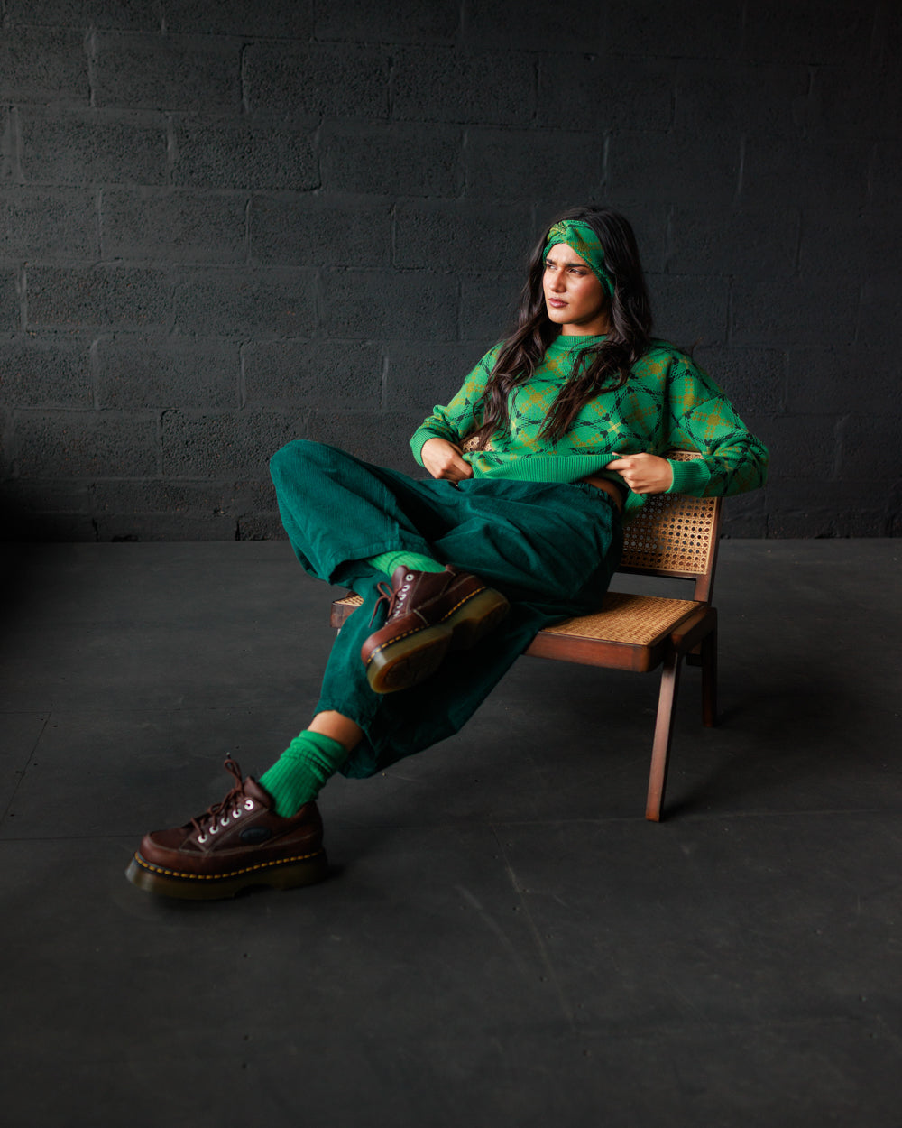 Cord Pants - Emerald (Adult)