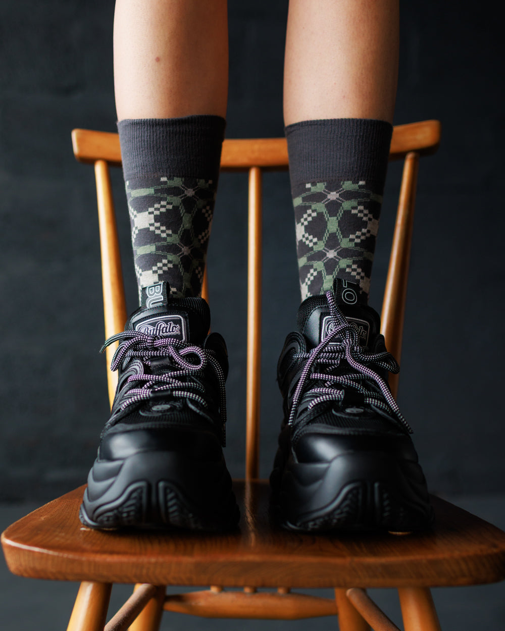 Sêr Socks - Alpine Wolf (Adult)