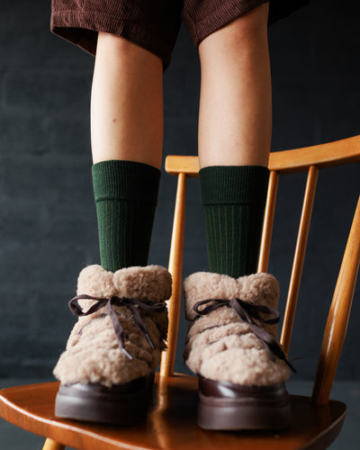 Merino Wool Socks - Ivy (Adult)