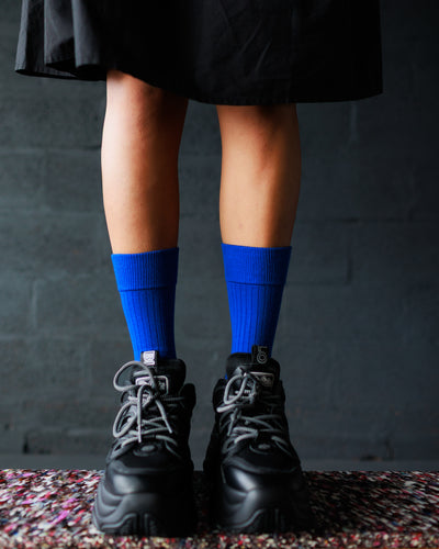 Merino Wool Socks - Sapphire (Adult)