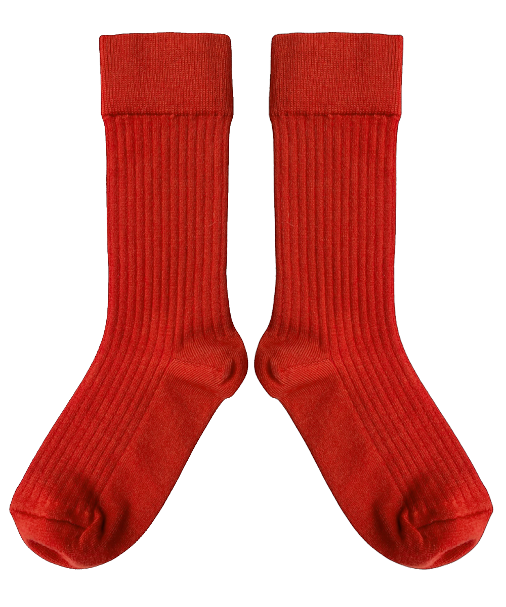 Merino Wool Socks - Redcurrant (Adult)