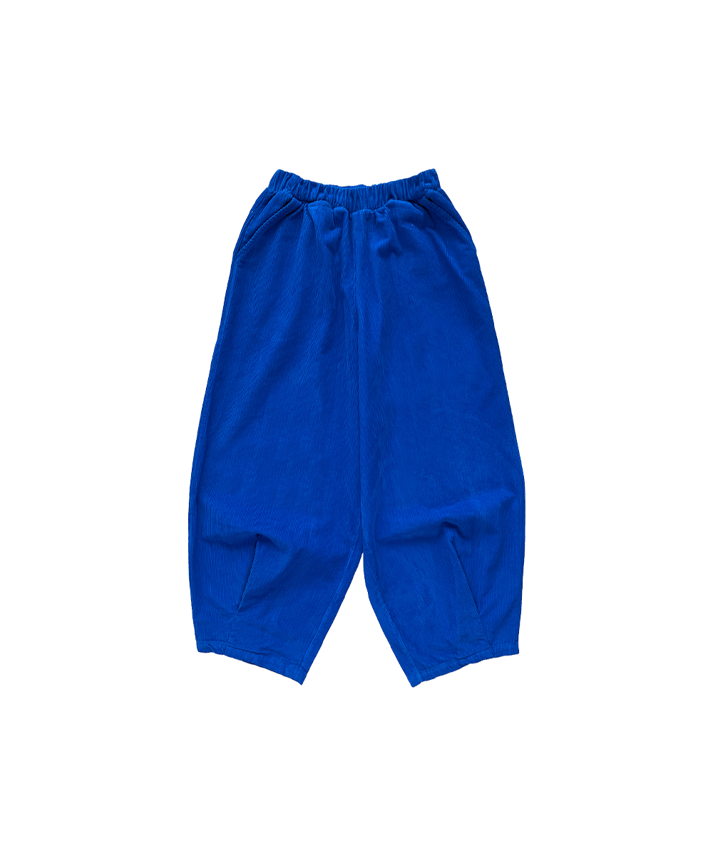Cord Pants - Electric Blue (Adult)  - Organic Cotton