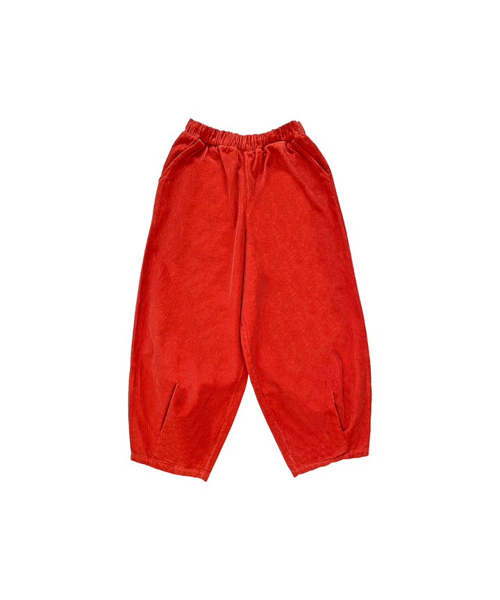 Cord Pants - Vermillion (Adult)  - Organic Cotton