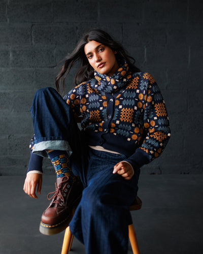 Carthen Cotton Neck Wrap - New Moon