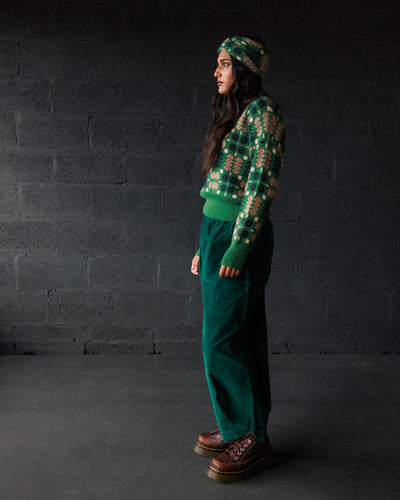 Carthen Neat Cotton Pullover - Wicked