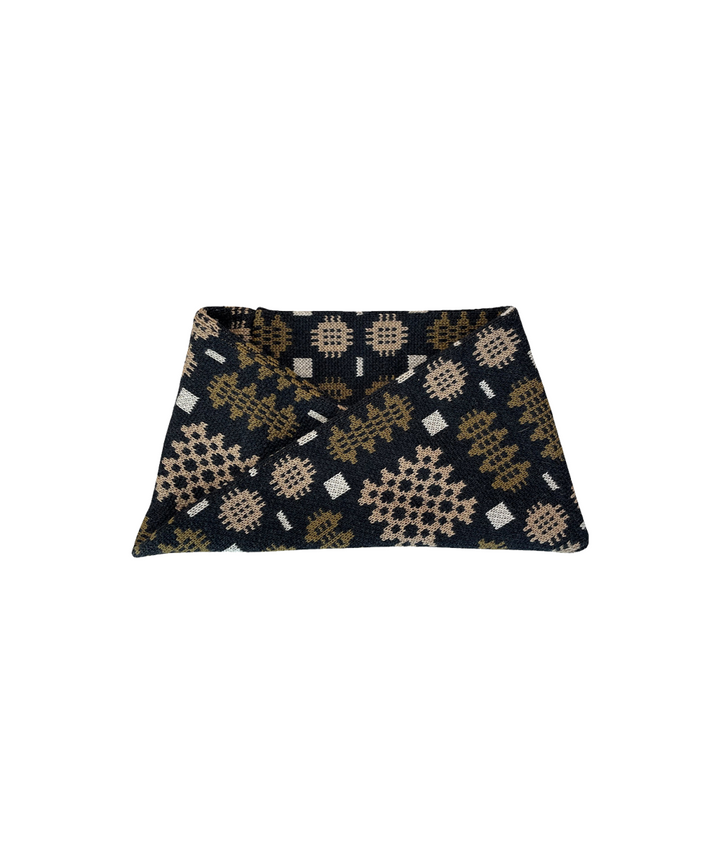 Carthen Merino Neck Wrap - Soot / Fields