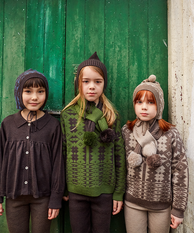 Eryri Pullover - Monstera / Umber