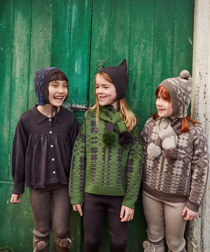 Gwyllion Scarf - Monstera / Umber