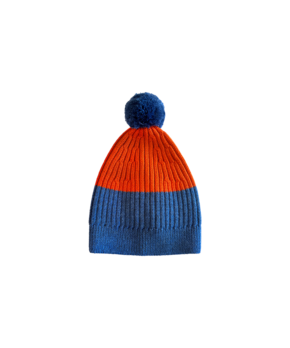 Gwyllion Beanie - Denim / Pumpkin (Adult)