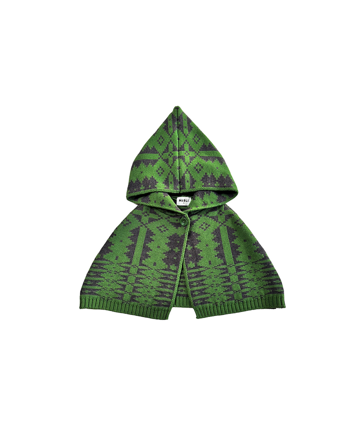 Eryri Cape - Monstera / Umber