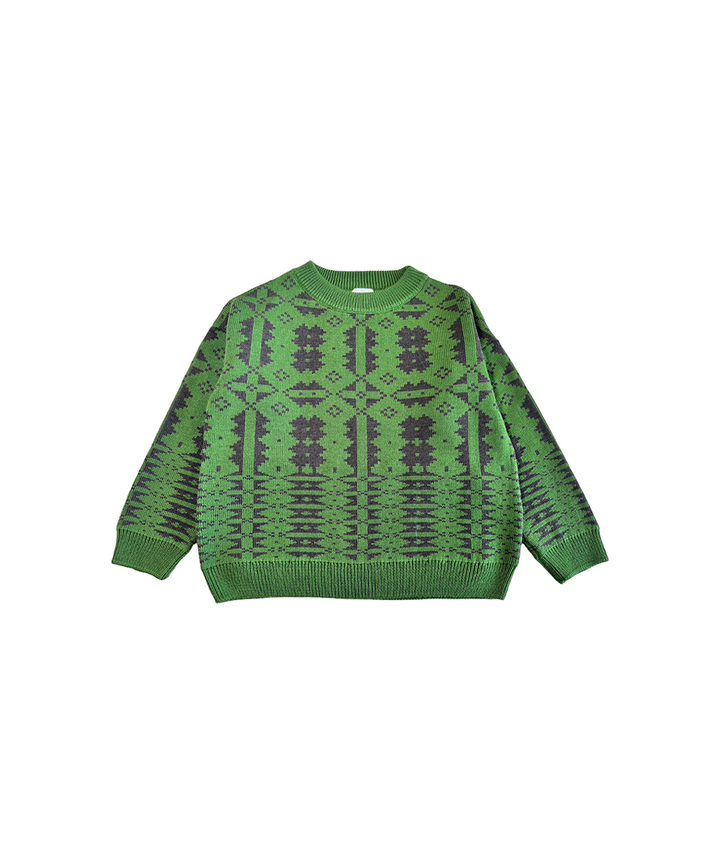 Eryri Pullover - Monstera / Umber