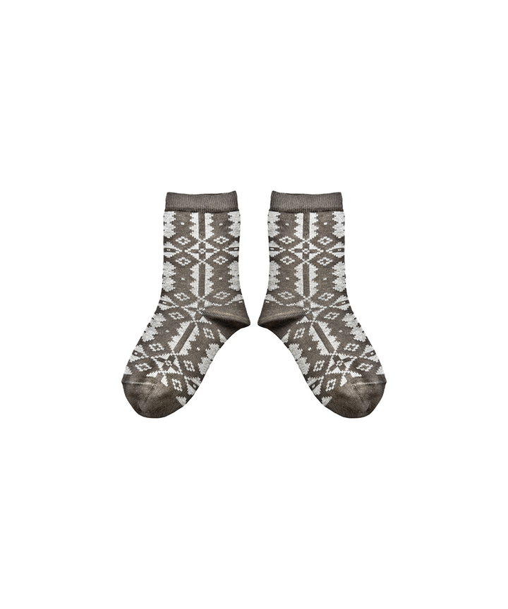 Eryri Short Socks - Morel / Wheat
