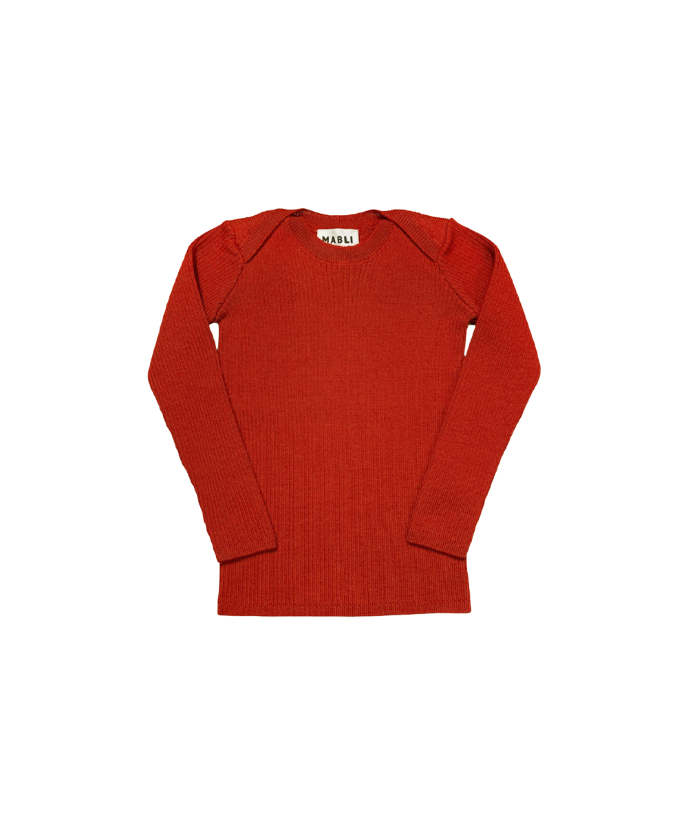 Sylfaen Skinny Rib - Redcurrant