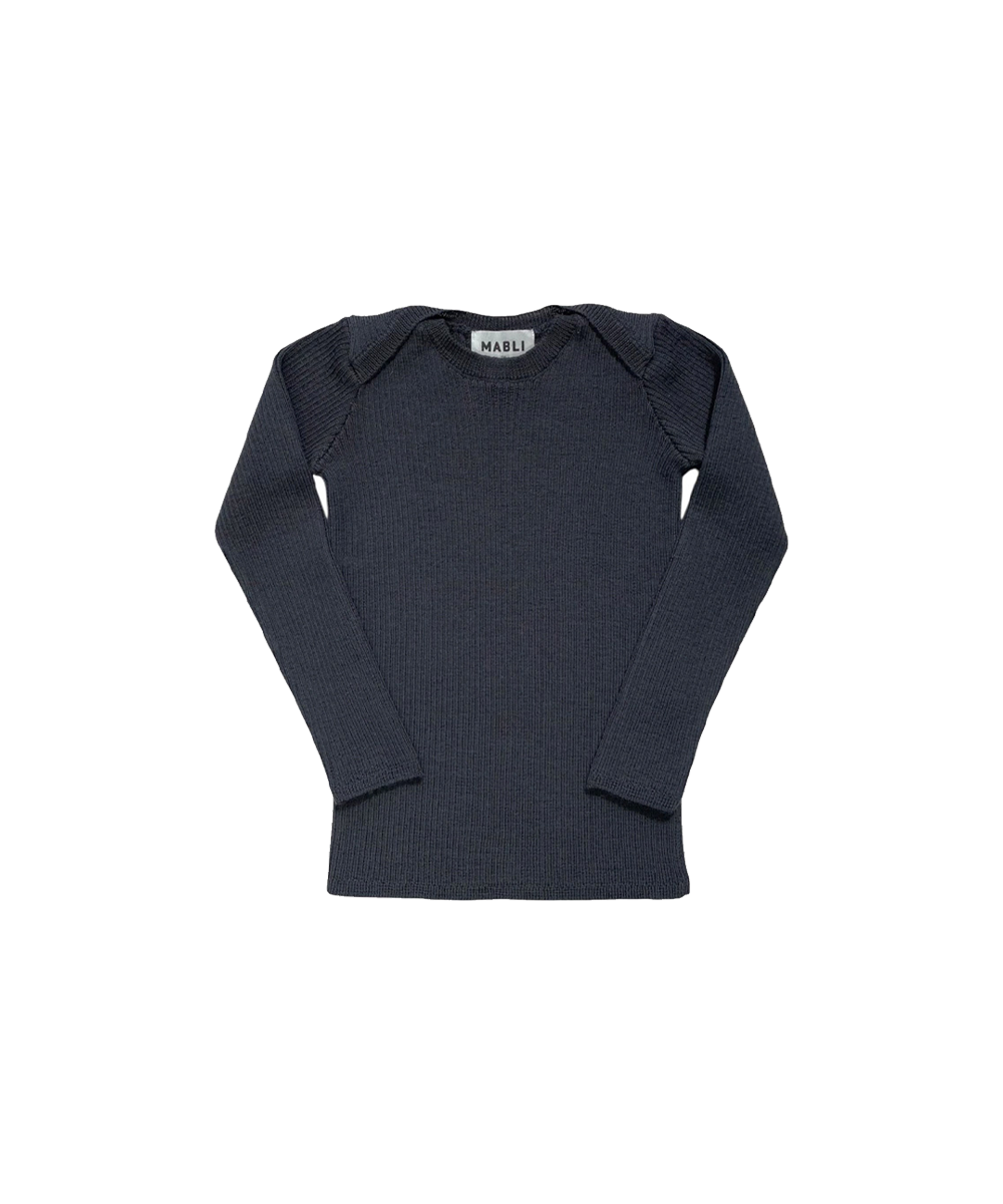 Sylfaen Skinny Rib - Slate Grey