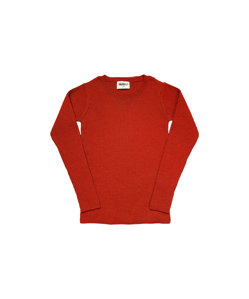 Seilio Skinny Rib - Redcurrant