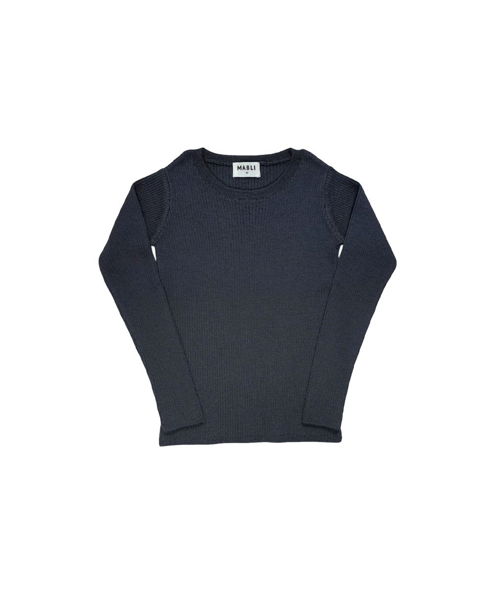 Seilio Skinny Rib - Slate Grey
